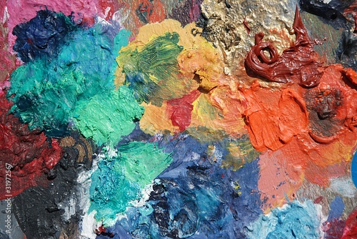 Sur la palette