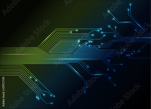 electronic circuit abstract background