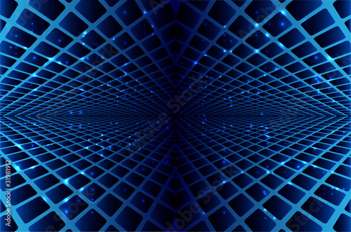 Digital blue abstract. Vector background for you