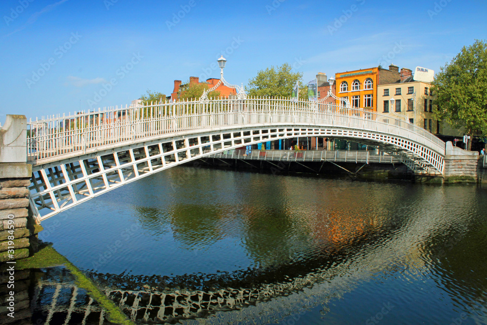 Naklejka premium Hapenney Bridge Dublin