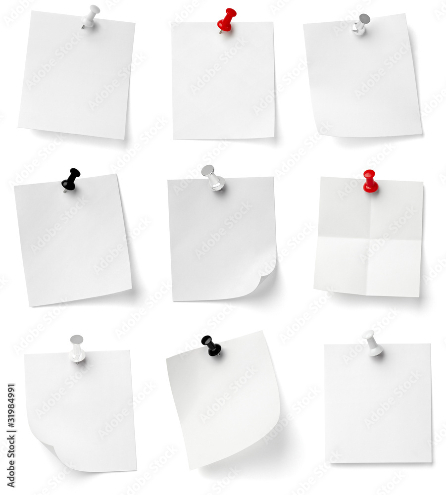 push pin and note paper office business push pin and note paper office business