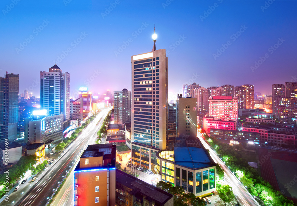 Naklejka premium City Scape