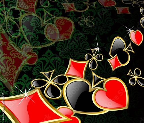 the vector abstract play card background