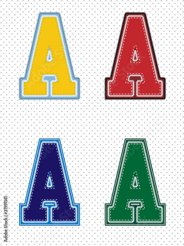 Vector Alphabet - Tackle Twill