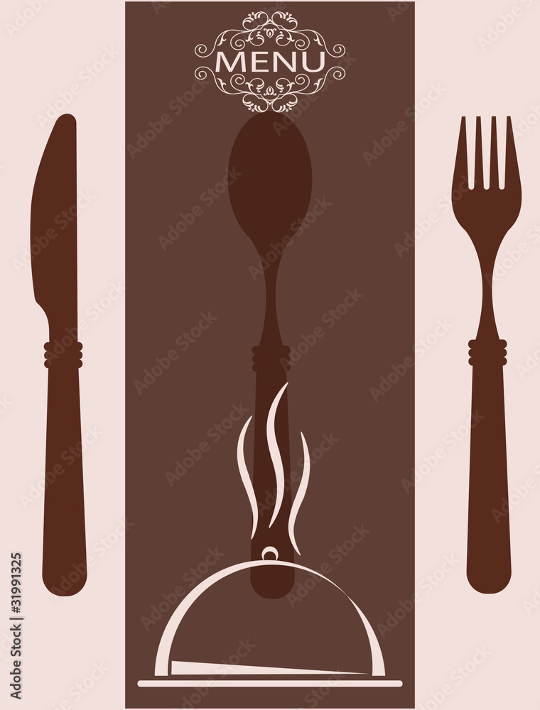 Menu Card Template Stock Vector | Adobe Stock