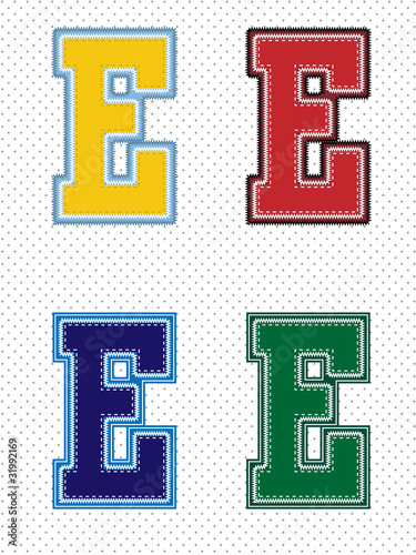 Vector Alphabet - Tackle Twill