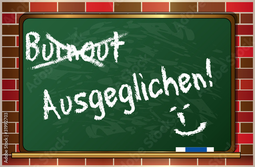 Burnout - Ausgeglichen