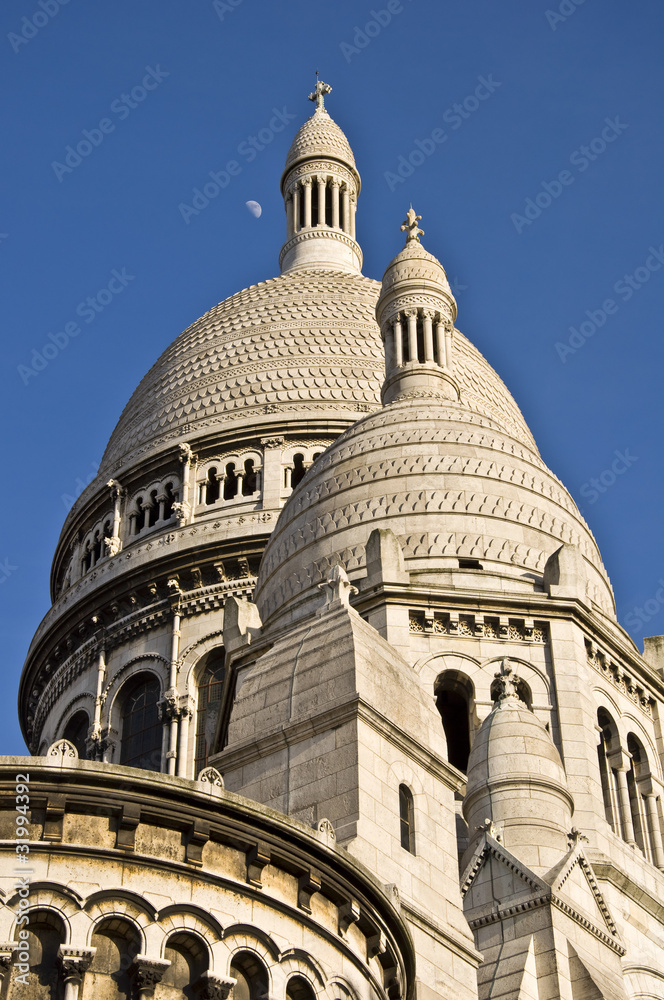 Church of the Sacre Coeur. A symbol of Paris.
