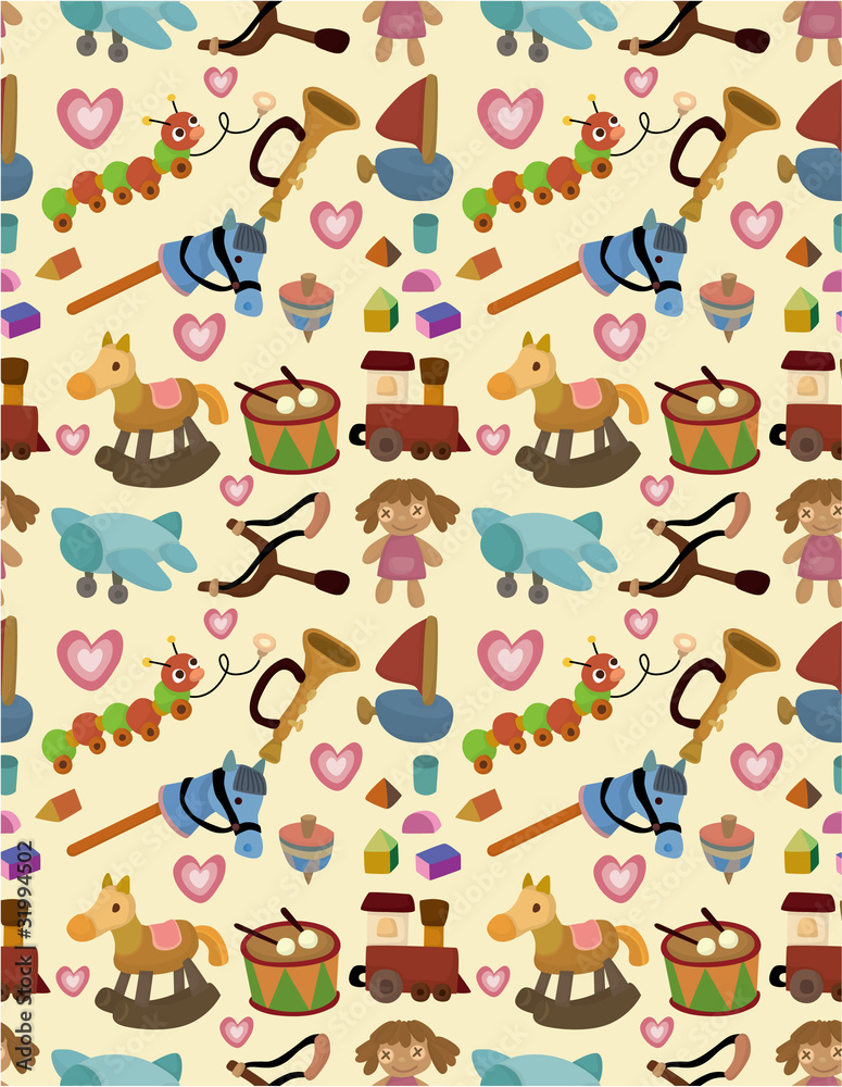 cartoon kid toy seamless pattern cartoon kid toy seamless pattern