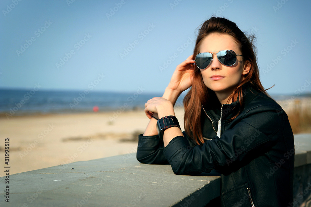 on beach on beach
