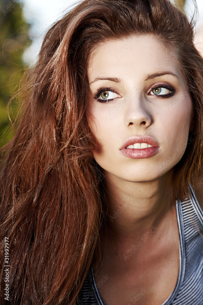 wild beautiful woman portrait wild beautiful woman portrait