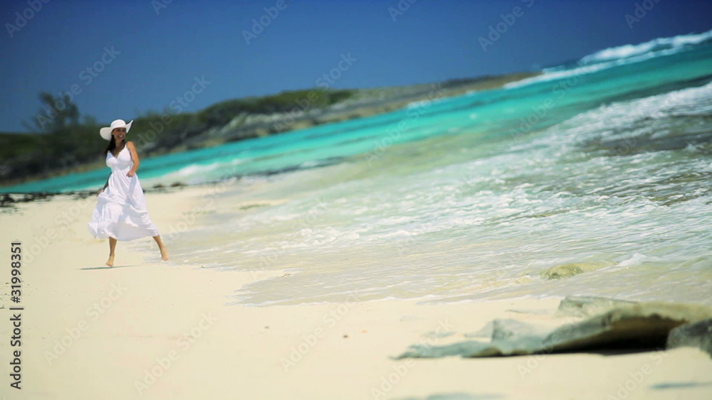 Beautiful Female Loving her Island Lifestyle Beautiful Female Loving her Island Lifestyle