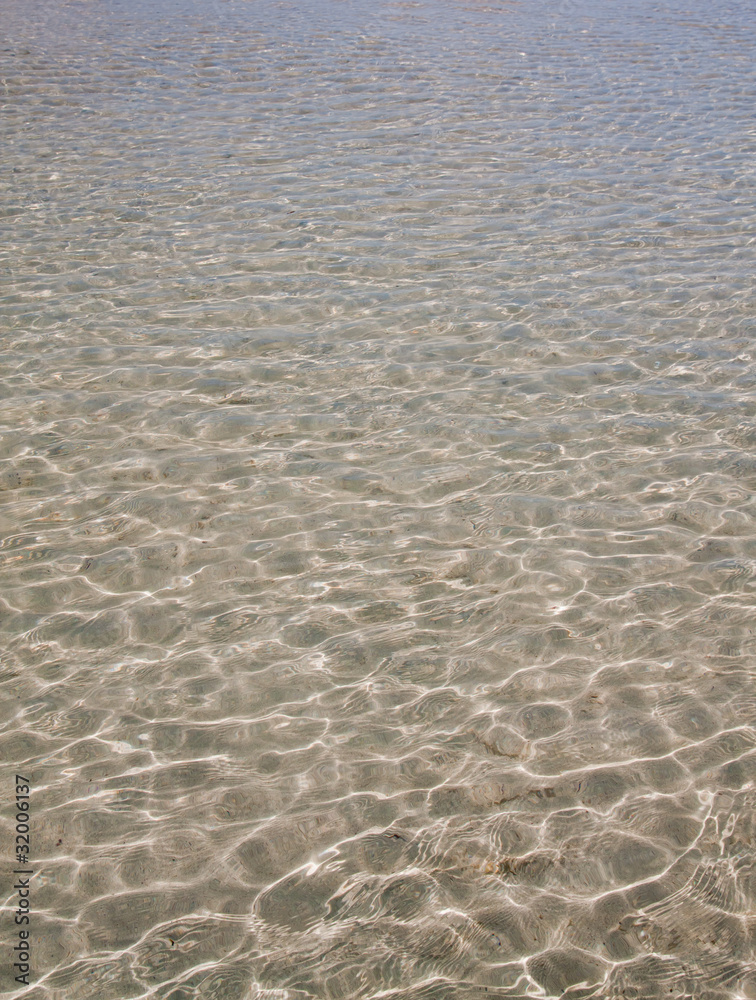 Transparent sea water texture background horizontal