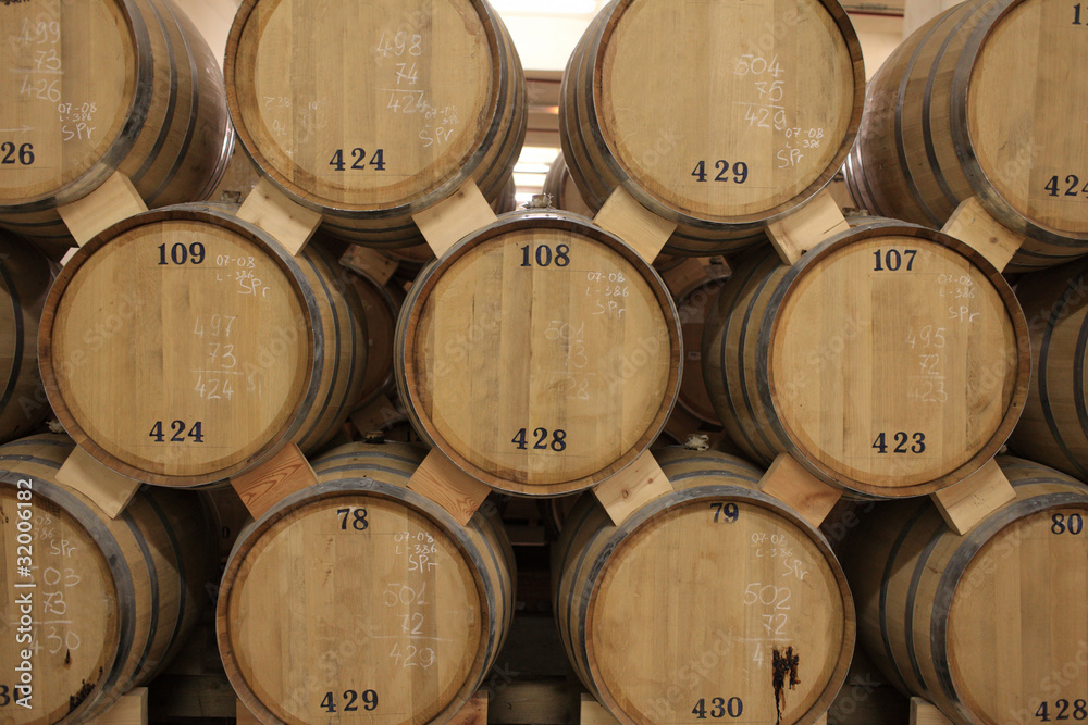 barrels of brandy