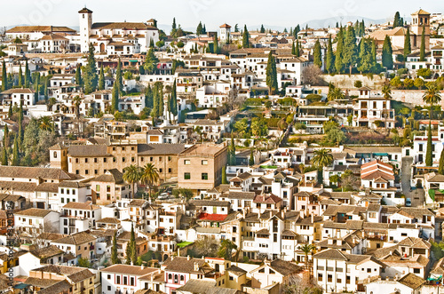 Wide View of Granada, Spain