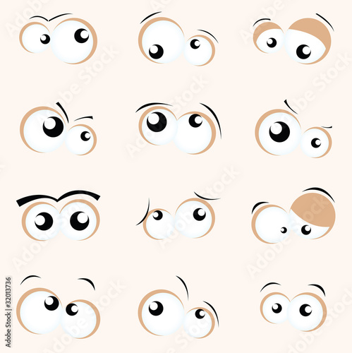 cartoon eyes