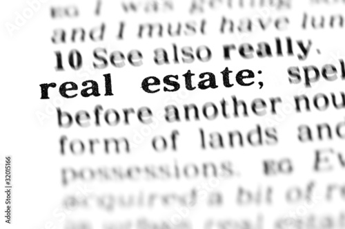 real estate (the dictionary project)