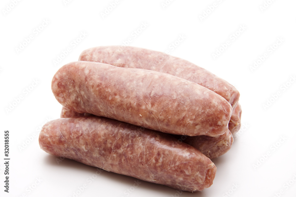 Bratwurst gestapelt