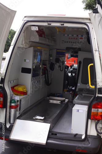 Ambulance interior