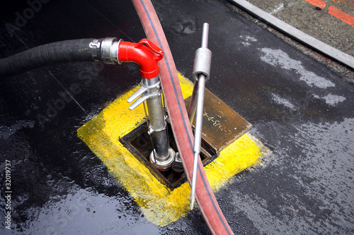 Quadro su tela Fire hose