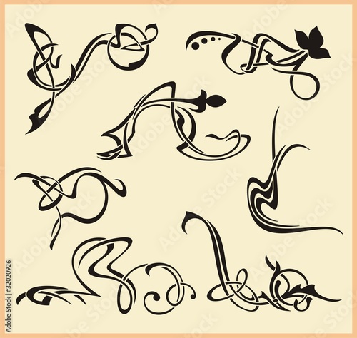 Wallpaper Mural Exquisite Scroll Ornamental Designs Torontodigital.ca