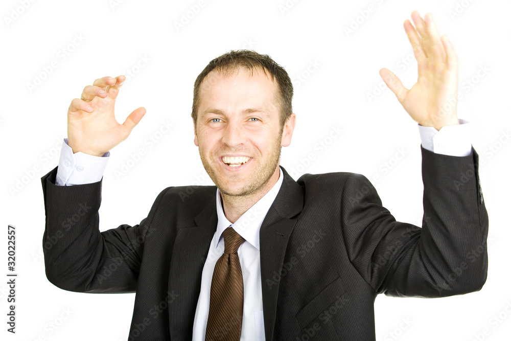 Young handsome businessman