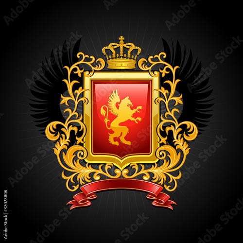 Coat of arms. Vector illustration.