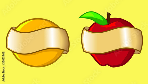 Fruit with Banner