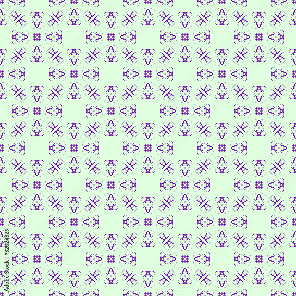 Abstract Floral Damask Seamless Pattern