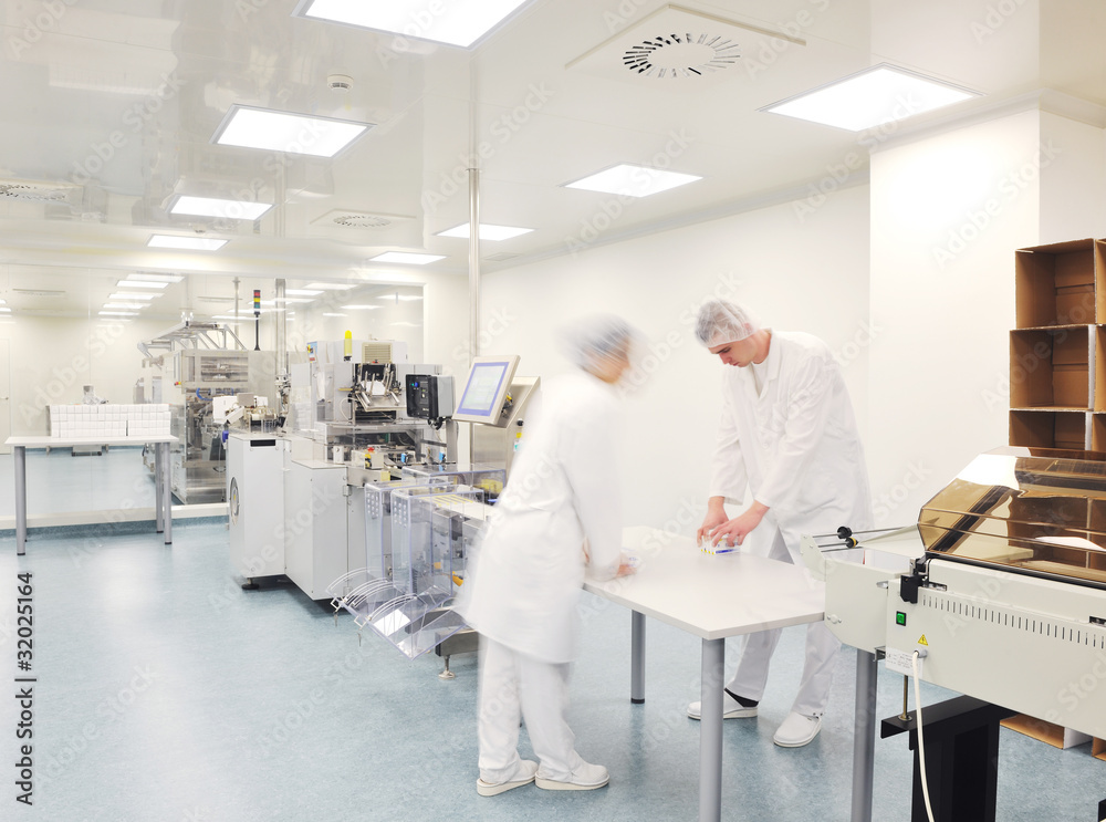 Obraz premium medical factory and production indoor