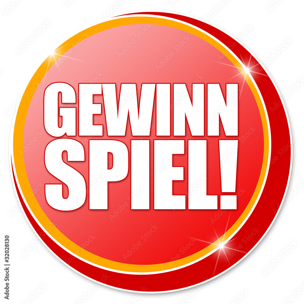 Gewinnspiel! Button, Icon Stock Illustration | Adobe Stock