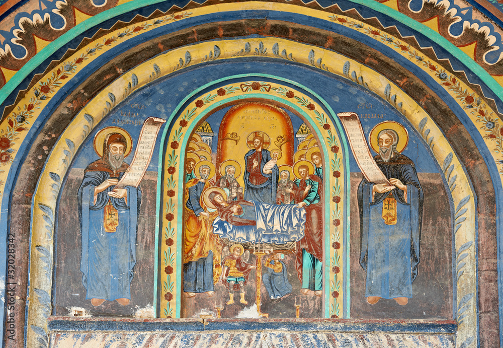 Bible paintings from Batoshevo monastery, Bulgaria
