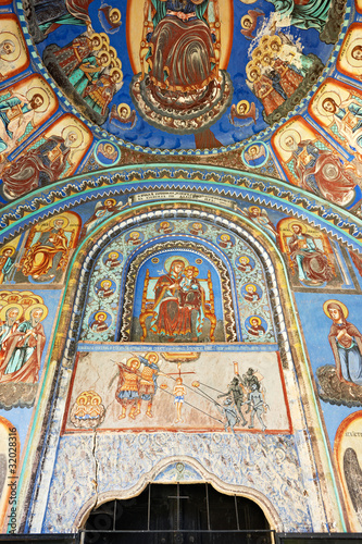 Old murals from Batoshevo monastery, Bulgaria