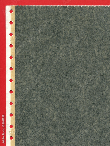 Perforated carbon copy paper