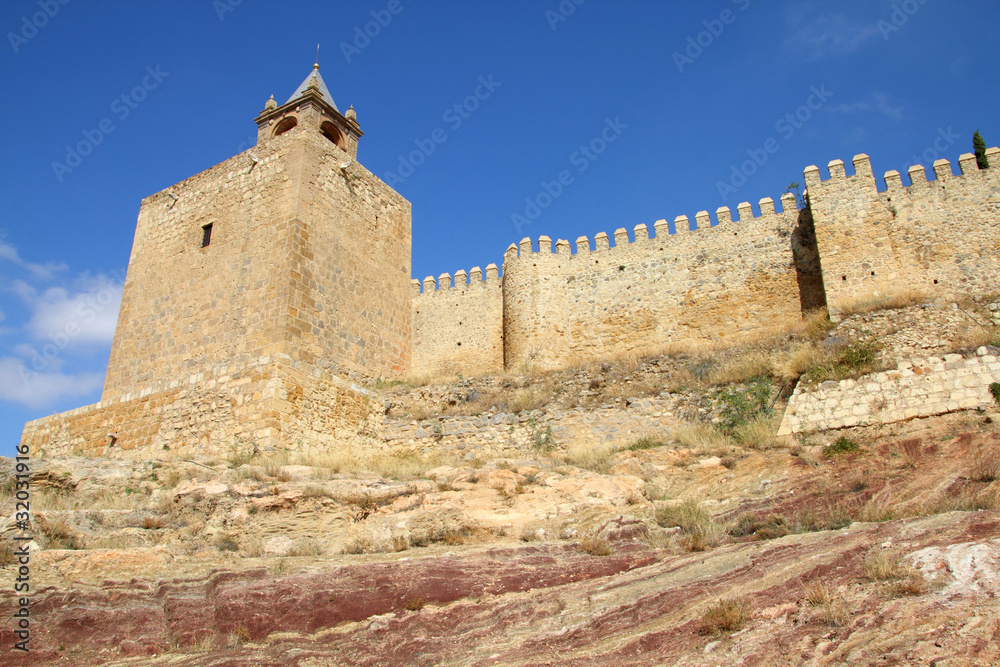 Alcazaba in Antequera, Spain
