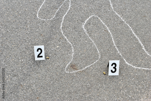 Chalk outline