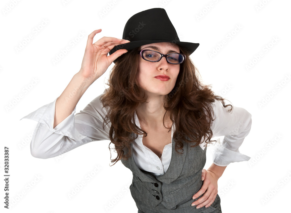 beautiful girl in the black hat beautiful girl in the black hat