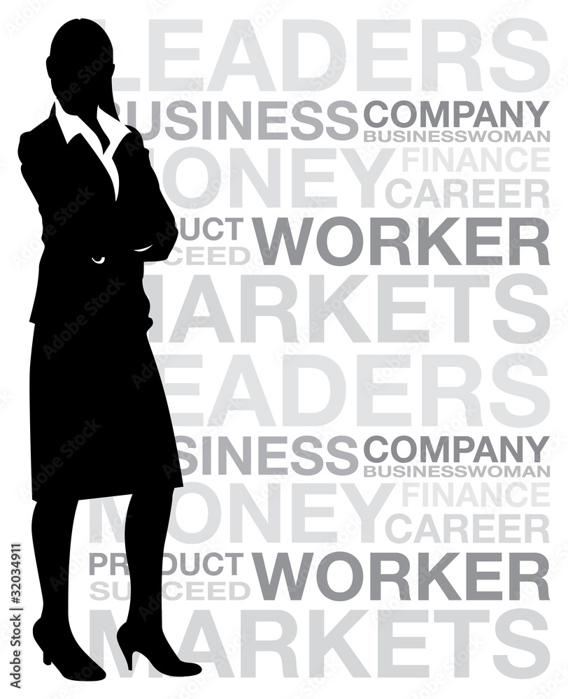 business woman background