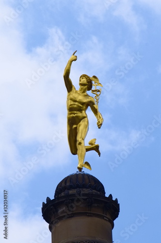 Antique statue of Hermes photo