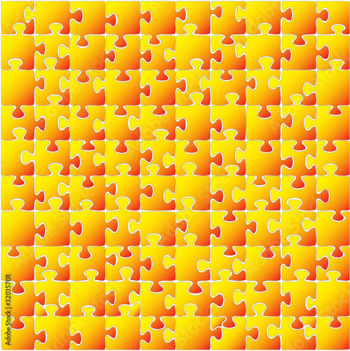 puzzle jigsaw two colous