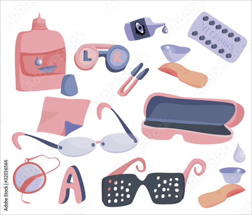 vector set of medical icons