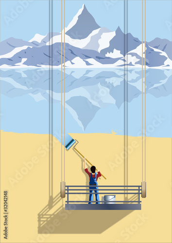 Montagne_Echafaudage