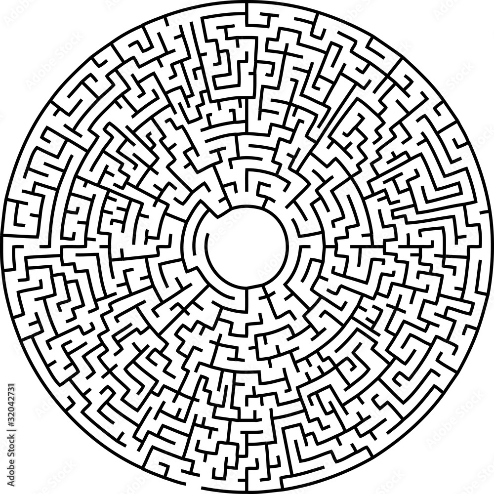 Circular maze Circular maze