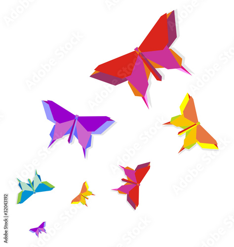 Spring Origami butterfly