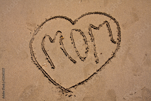 Love mom on the beach