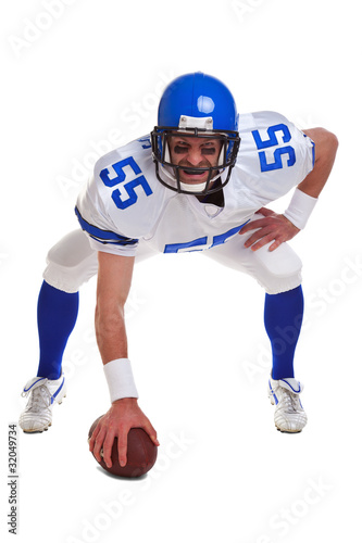American football player cut out