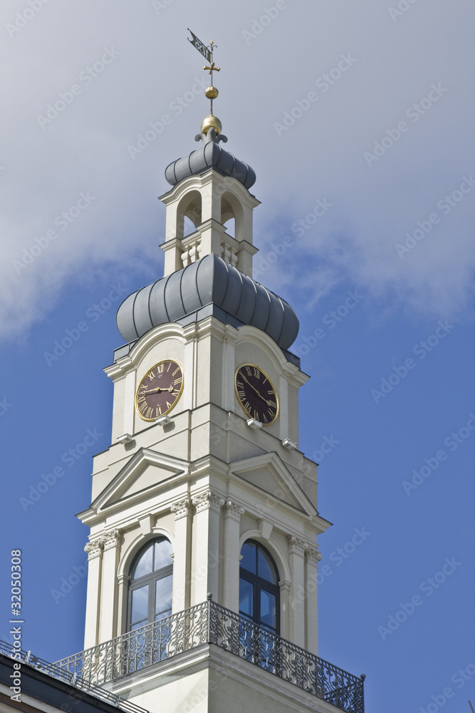 Riga town hall tower