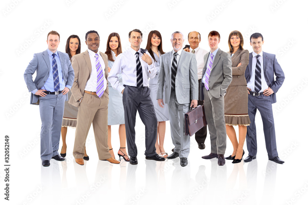 Young attractive business people - the elite business team Young attractive business people - the elite business team