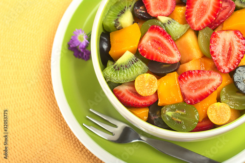 Fresh and healthy fruit salad