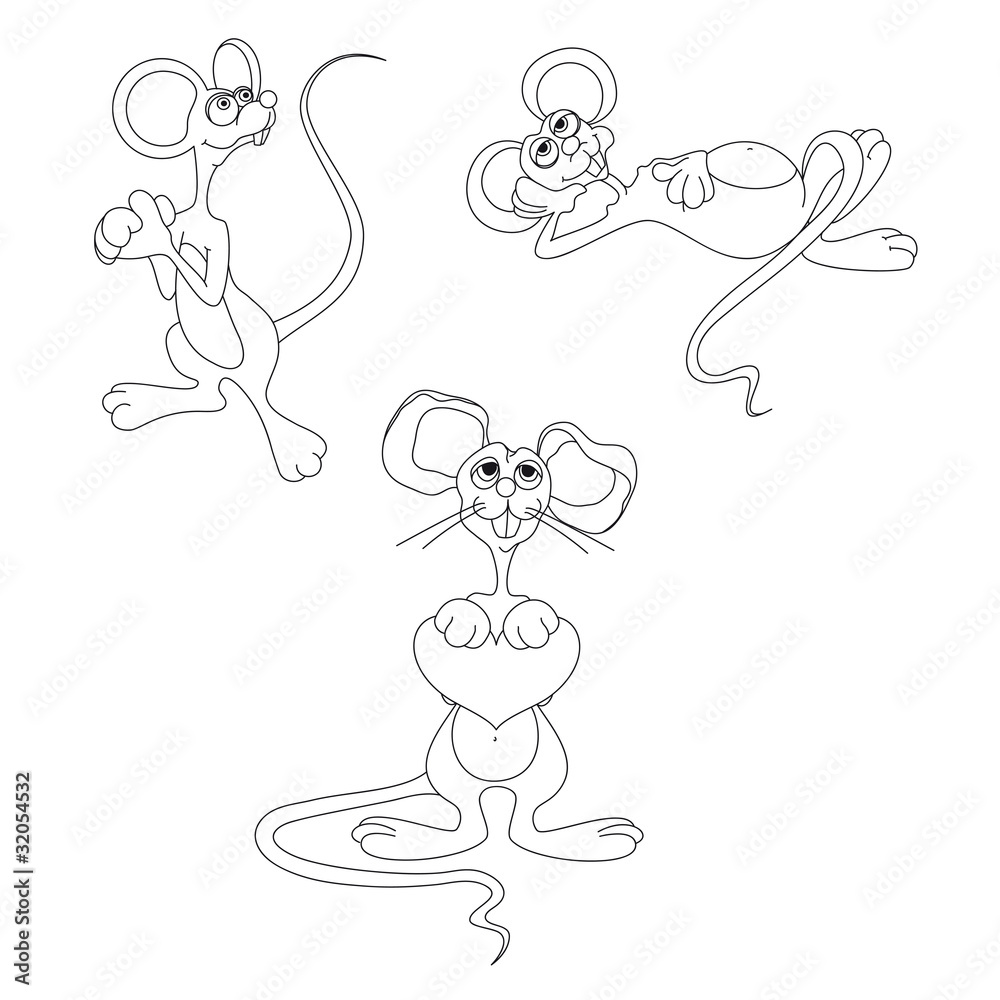 cartoon mice